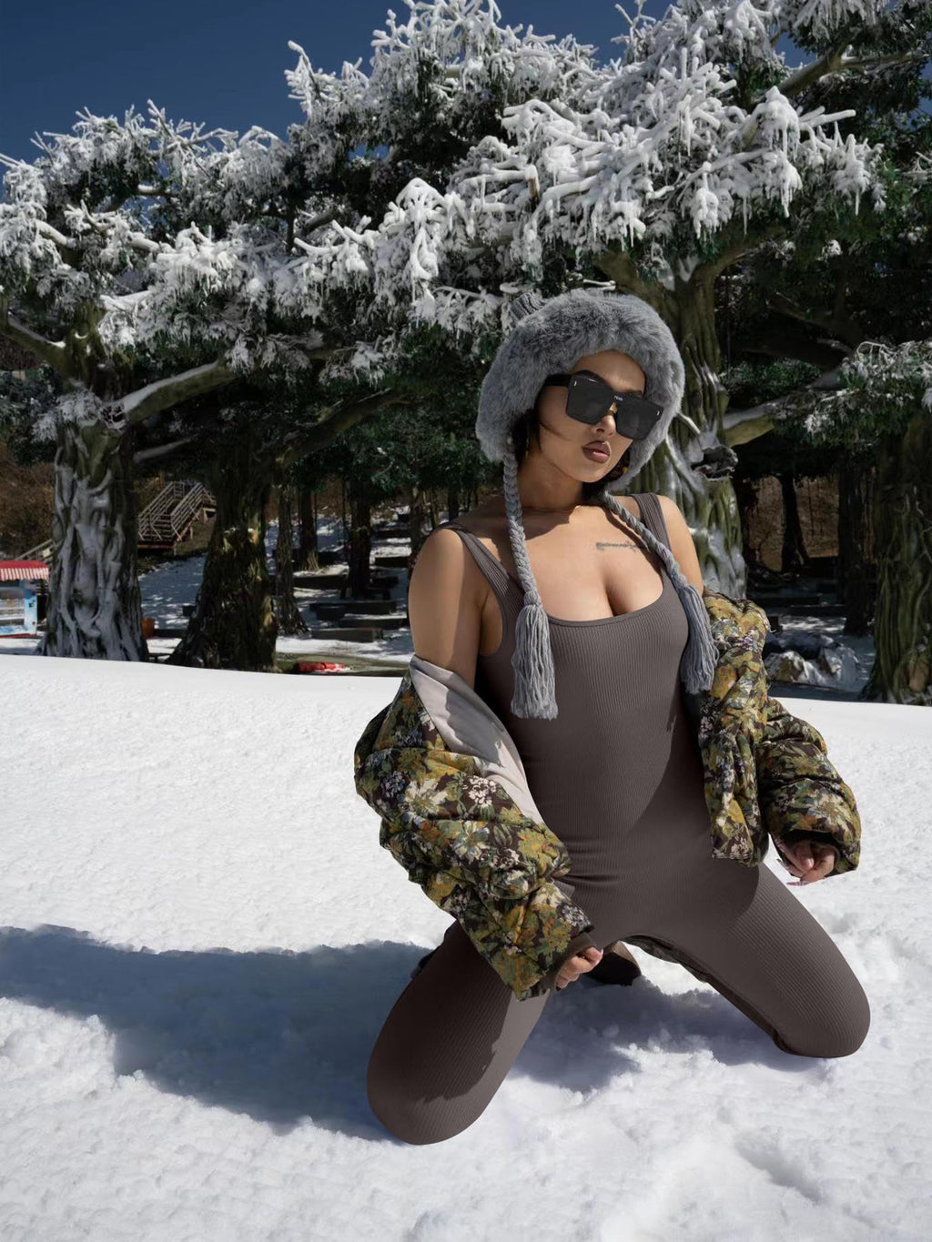 SculptFlex™ Suspender Tank & Tights Set — Sleek, Supportive & Confident Fit